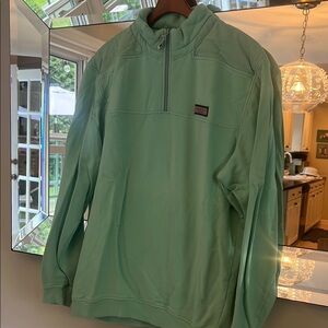 Vineyard Vines Men’s Mint Green Quarter-Zip Pullover